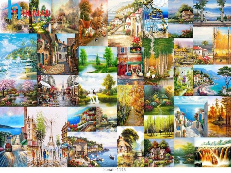 tranh dan tuong can tho human 1195 - Nội Thất Cần Thơ