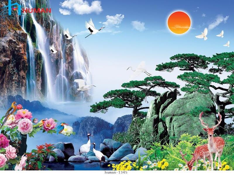 tranh dan tuong can tho human 1345 - Nội Thất Cần Thơ