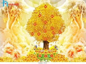 Tranh dán tường phong thủy 010