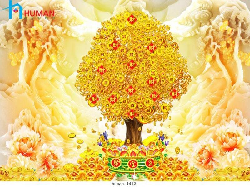 Tranh dán tường phong thủy 010