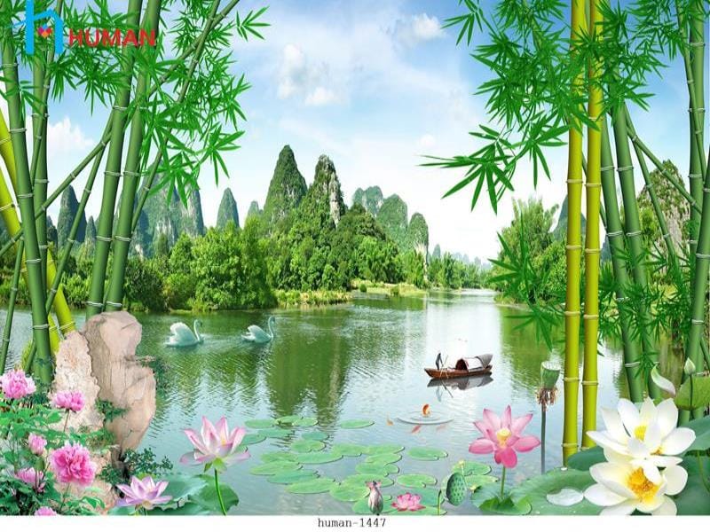 Tranh dán tường phong cảnh 005