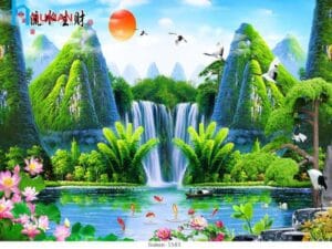 Tranh dán tường phong cảnh 004