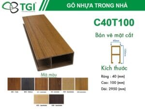 Tấm ốp nhựa lam sóng C40T10
