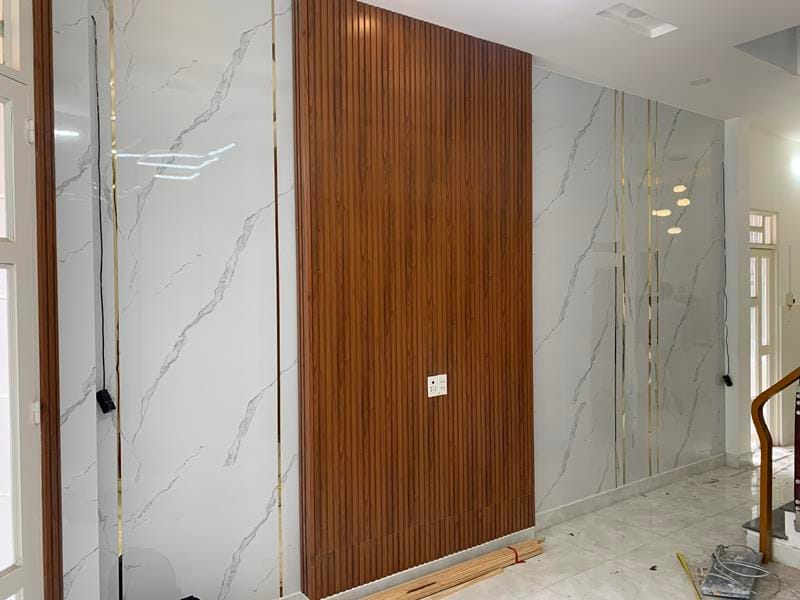 Thi  công tấm nhựa giả gỗ ốp tường Cần Thơ - Nội Thất Cần Thơ