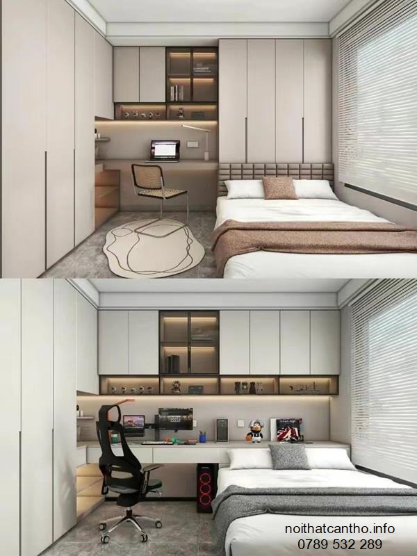 Giường đôi 1m6 x 2m TP001
