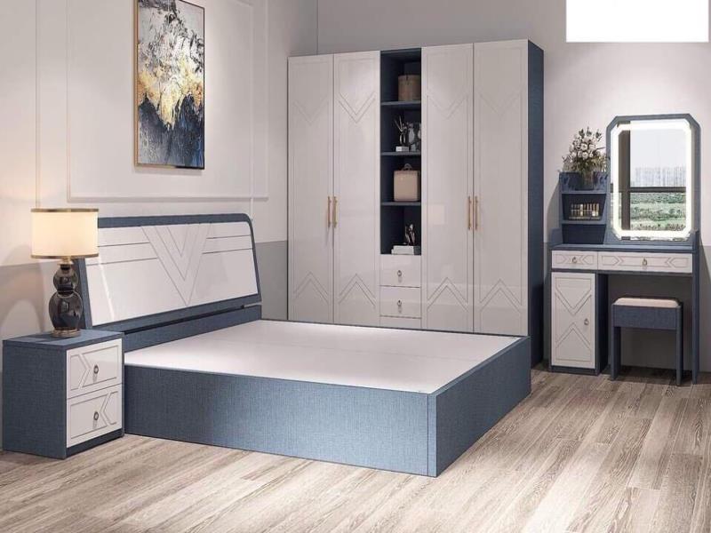 Giường gỗ MDF Cần Thơ bền đẹp, giá tốt