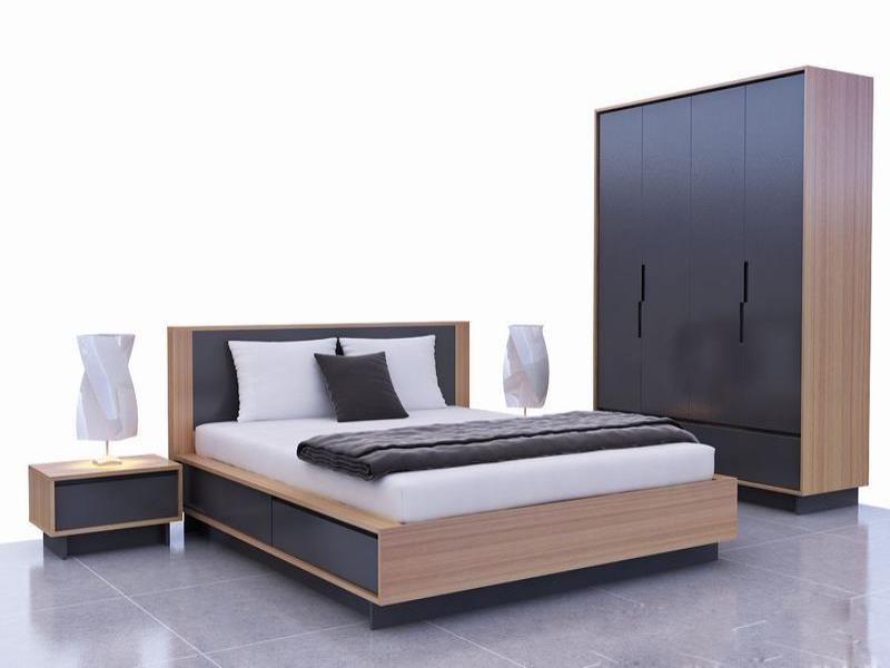 Giường gỗ MDF Cần Thơ bền đẹp, giá tốt
