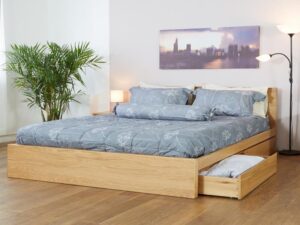 Giường đôi có học kéo 1m6 x 2m TP004