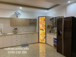 Tủ bếp Cần Thơ chữ L 002