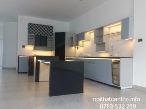 Tủ bếp Cần Thơ có bàn đảo 009