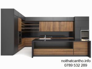 Tủ bếp Cần Thơ có bàn đảo 006