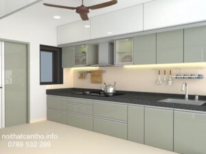 Tủ bếp Cần Thơ chữ I 006