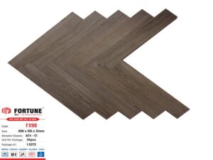Sàn gỗ Fortune xương cá 12mm FX98