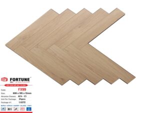 Sàn gỗ Fortune xương cá 12mm FX99
