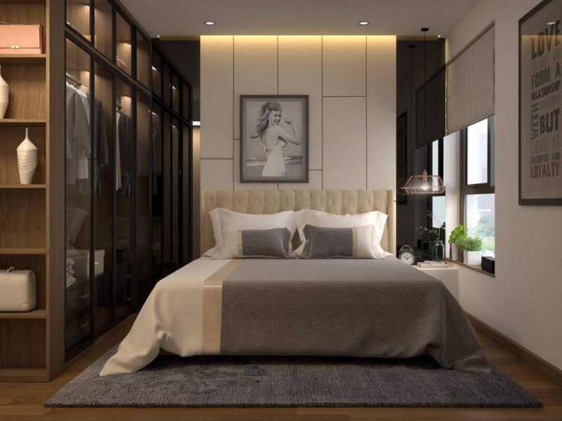 Cách bố trí nội thất phòng ngủ Cần Thơ 12m2 siêu đẹp