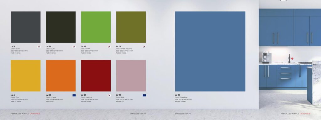 Acrylic Livas Chống trầy xước
