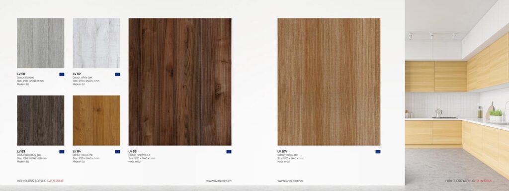 Acrylic Livas Chống trầy xước