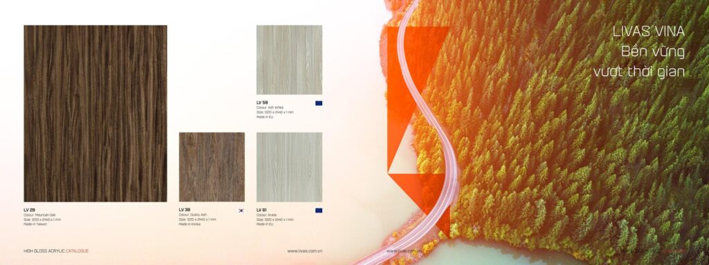 Acrylic Livas Chống trầy xước