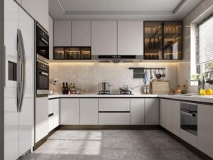 Tủ bếp Cần Thơ chữ U 003