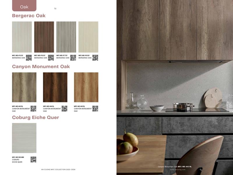 Catalogue MFC & MDF An Cường 2024