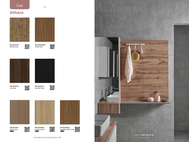 Catalogue MFC & MDF An Cường 2024