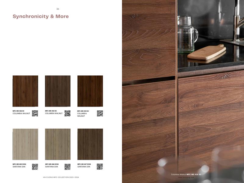 Catalogue MFC & MDF An Cường 2024
