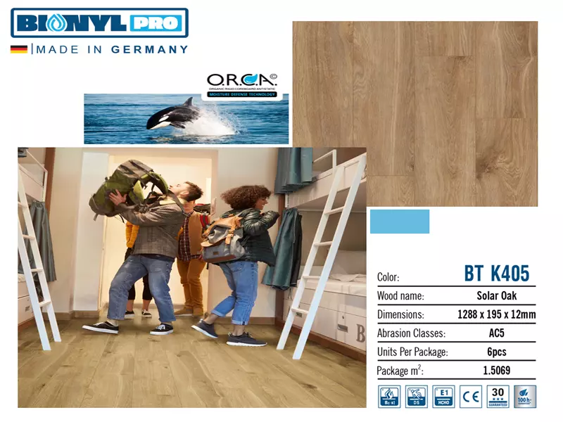 Giới thiệu sàn gỗ Cần Thơ Binyl: Sàn gỗ nhập khẩu CHLB Đức