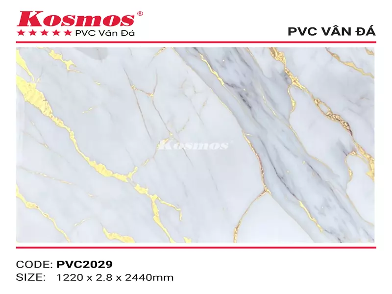 Kích thước tấm nhựa PVC vân đá Cần Thơ