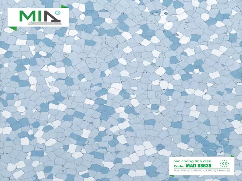 Sàn nhựa giả đá Terrazzo Cần Thơ: Sàn nhựa Cần Thơ vân đá mài